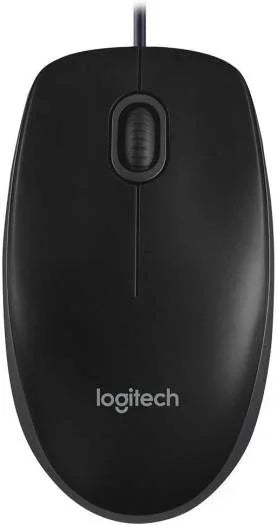 Logitech B100 Optical USB Mouse,Black - eBuy UAE